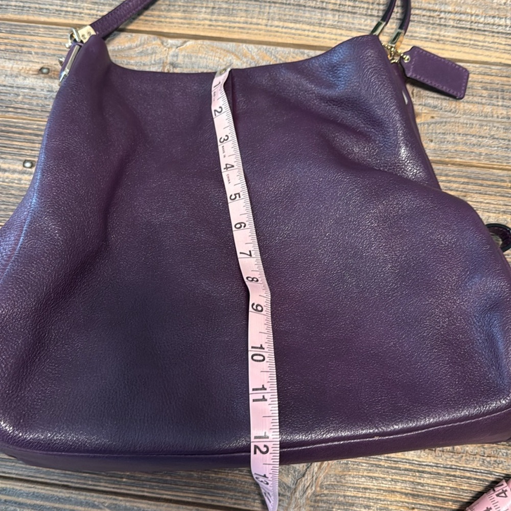 Purple Coach Bag in Excellent Used Condition - Picture 5 of 13